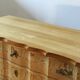 Vintage Mid-century Baroque Style Danish High Boy Brutalist Dresser 1960s