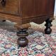 Victorian English commode from the 19th century in mahogany.