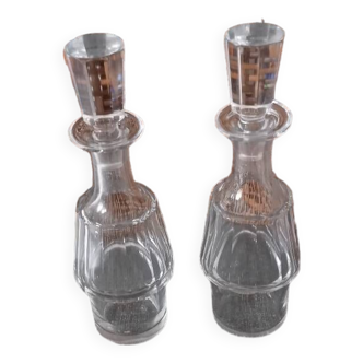 Lot de 2 flacons huile et vinaigre