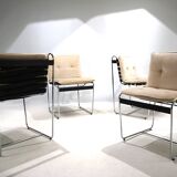 Chaises de salle à manger Tecta D 96, lot de 4, par Hans Könecke, 1960