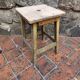 Workshop stool in wood