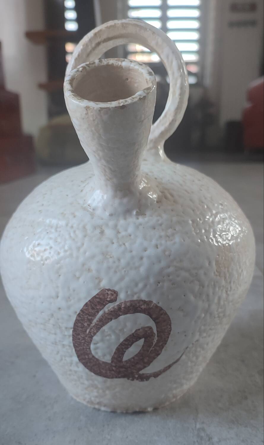 Jug, large ceramic goat by Pablo Sanguino Toledo.