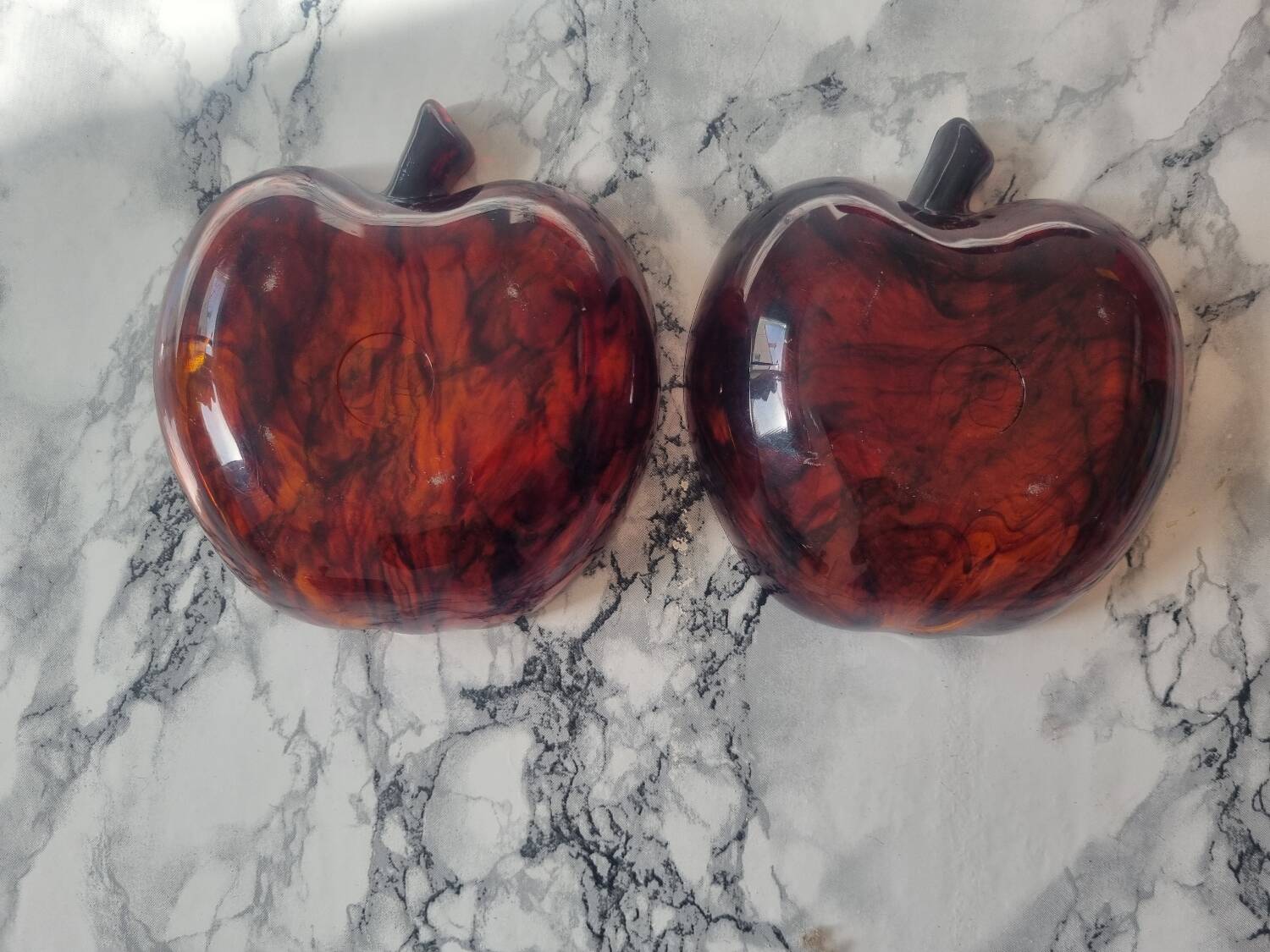 Set of two 1970s trinket trays.