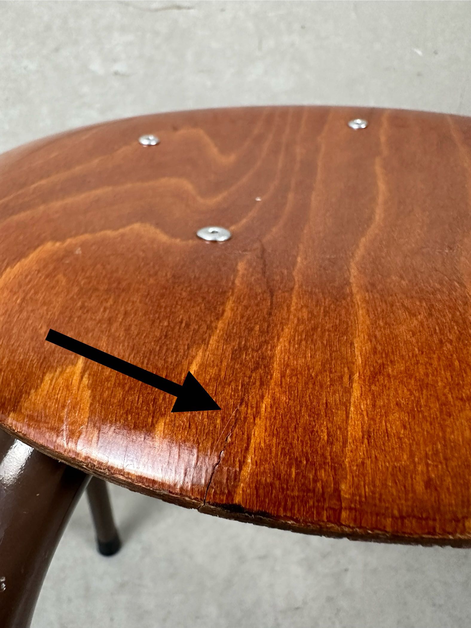 Tabouret vintage – contreplaqué