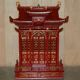 Armoire Chinoise Vintage à Toit Pagode, Très Décorative
