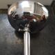 Ceiling lamp globe ball Art Deco opaline Clichy pink 1930