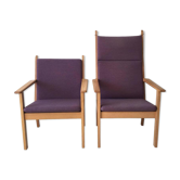 Set of chairs by Hans Wegner for Getama 1980 s