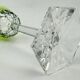 Val Saint Lambert, 6 coloured crystal Roemer glasses, 19 cm