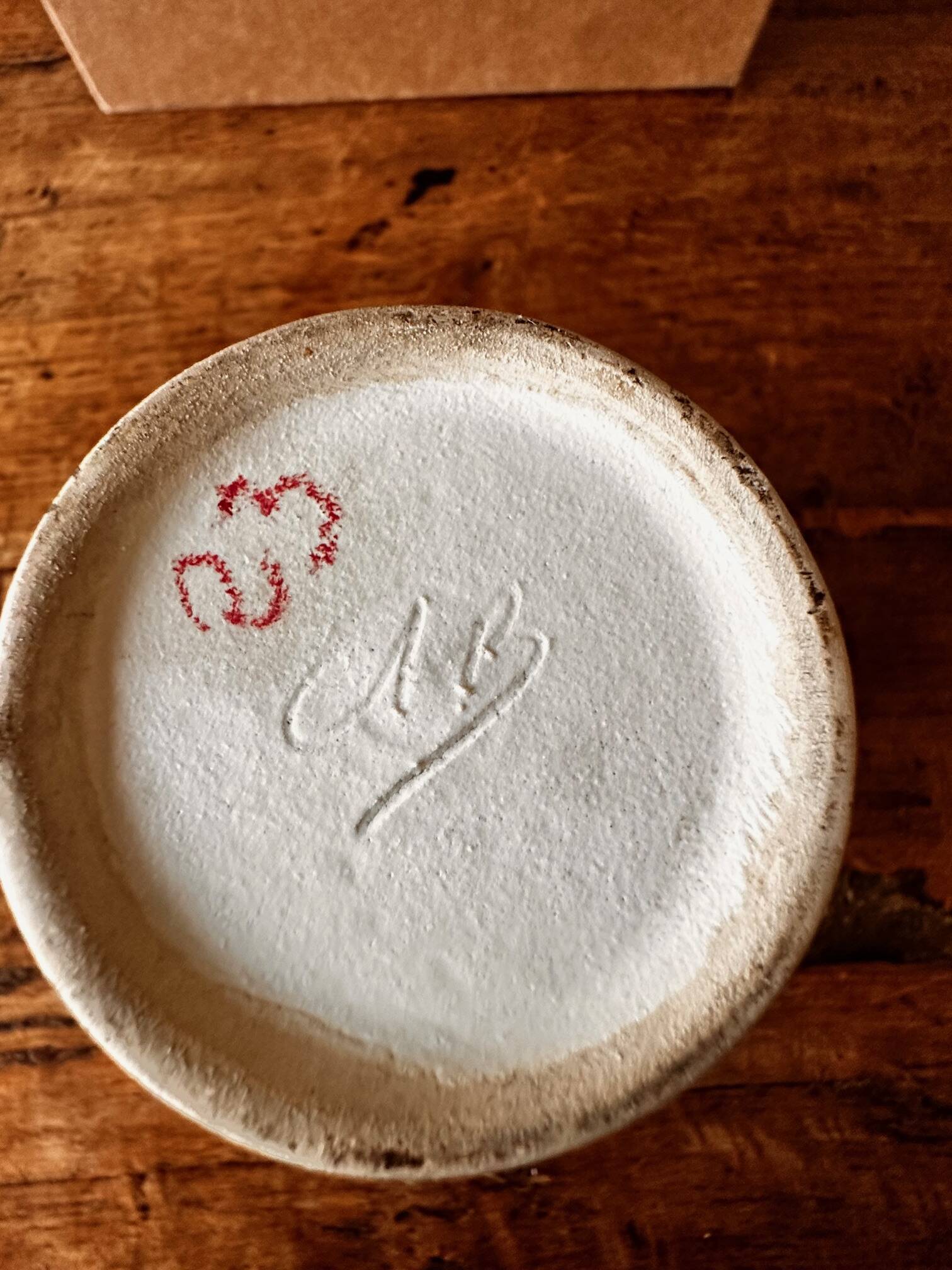 Bordeaux Art Ceramic Fish Vase