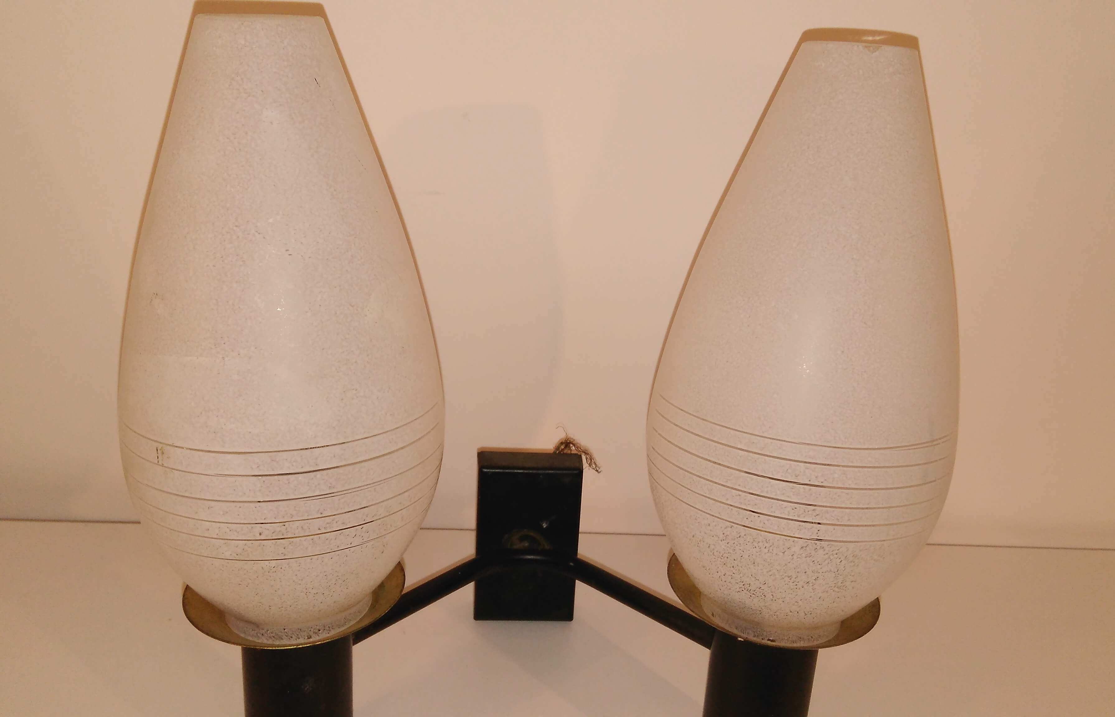 Double vintage wall lights