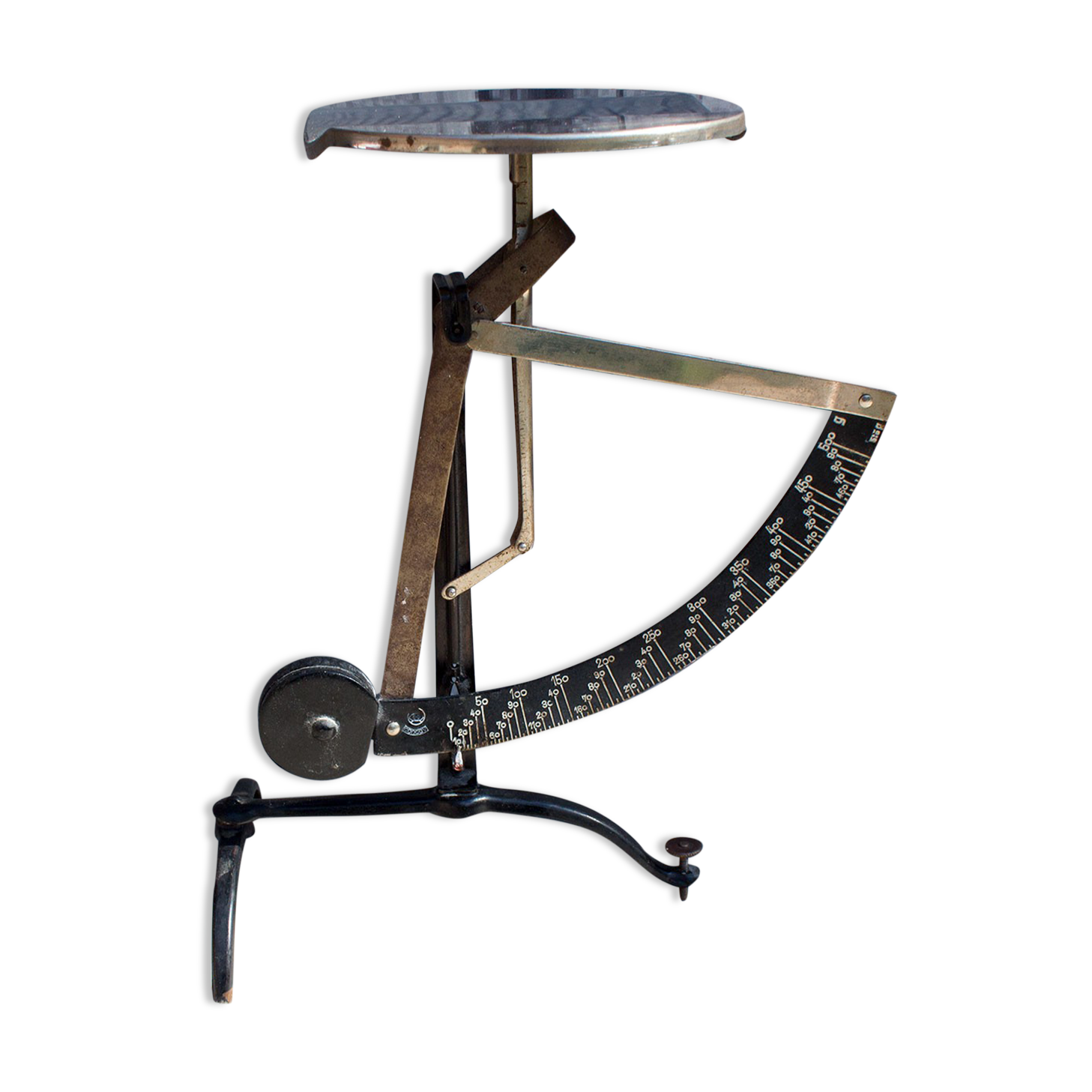 Old metal letter scale