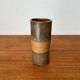 Vintage German brutalist studio pottery vase, 1979