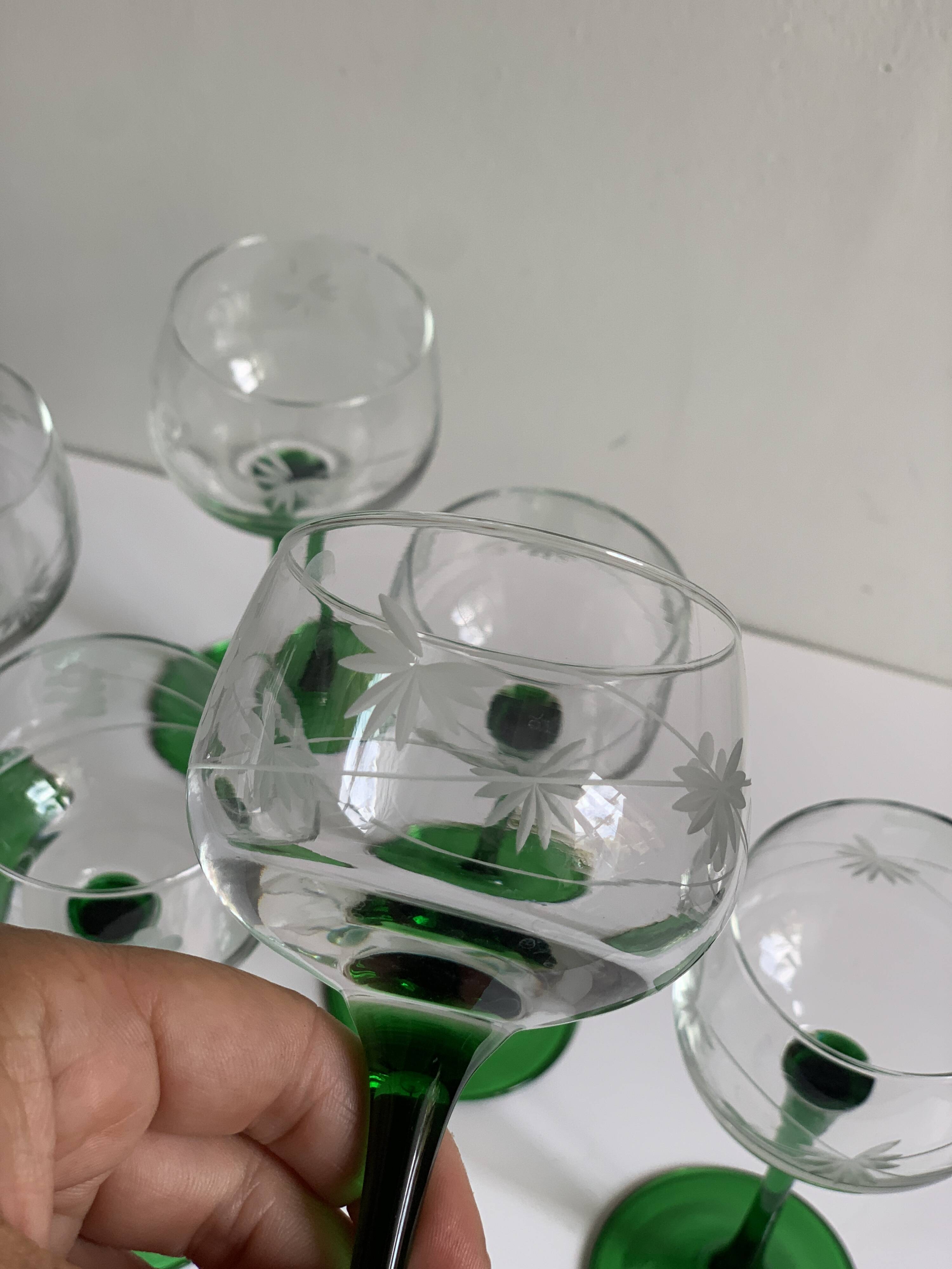Alsatian wine glasses