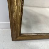 Louis Philippe mirror in wood and gilded stucco, 19th century