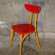 Lot de 6 chaises bistrot vintage 1955 " banane"