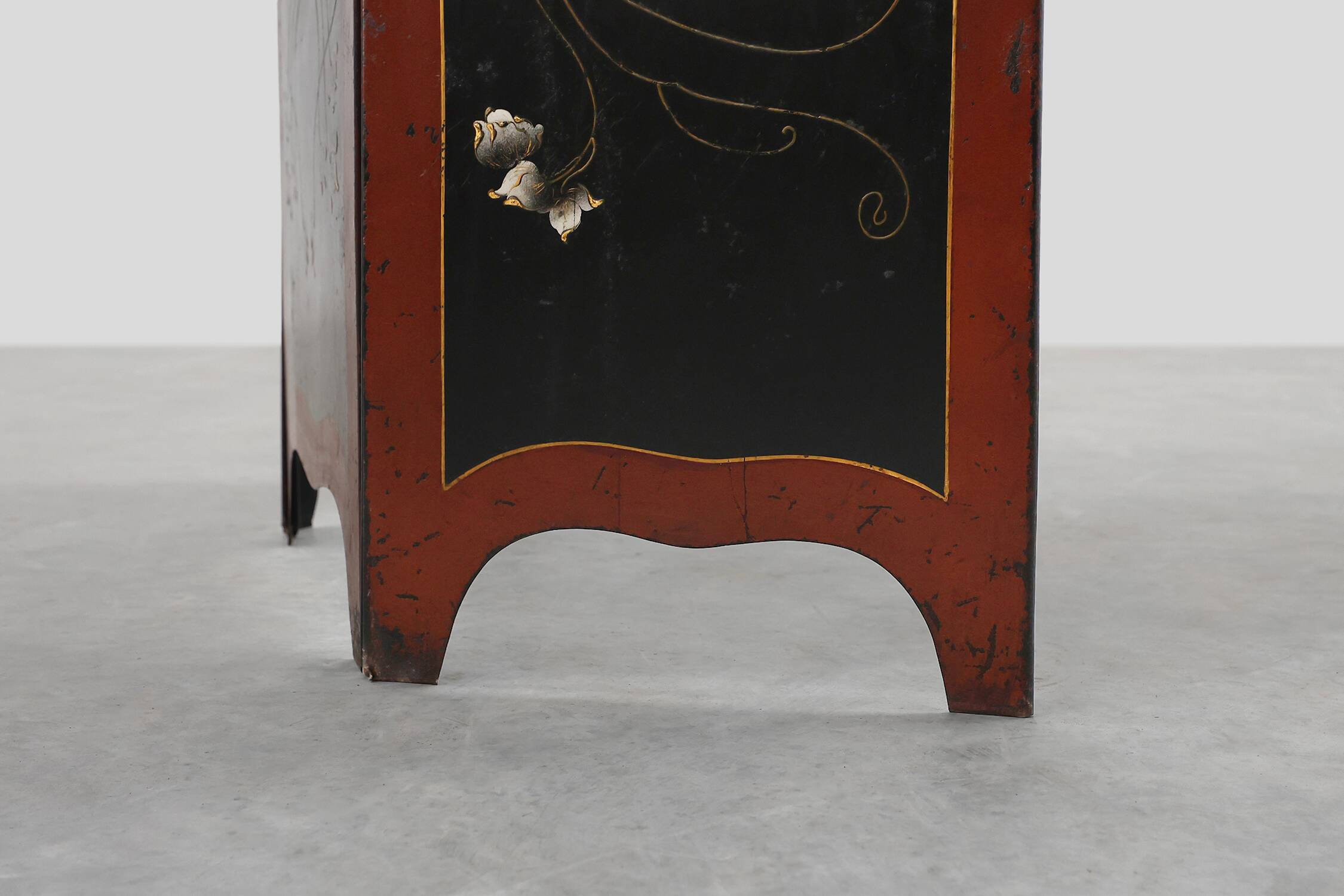 Art Nouveau Three-Panel Metal Firescreen, France ca. 1910