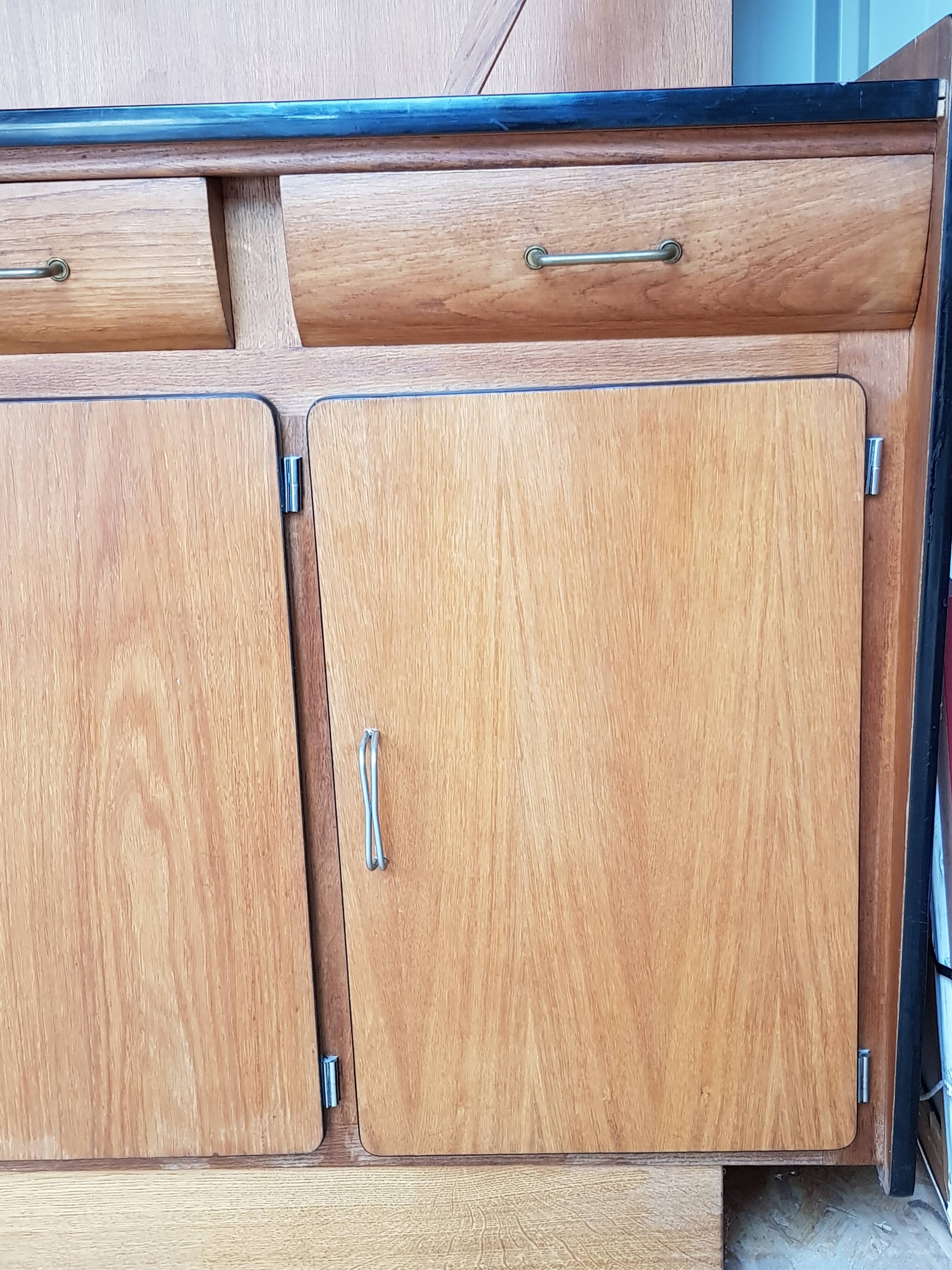 1950s teak kitchen buffet