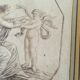 Cadre doré vitré et sa gravure antique 1900