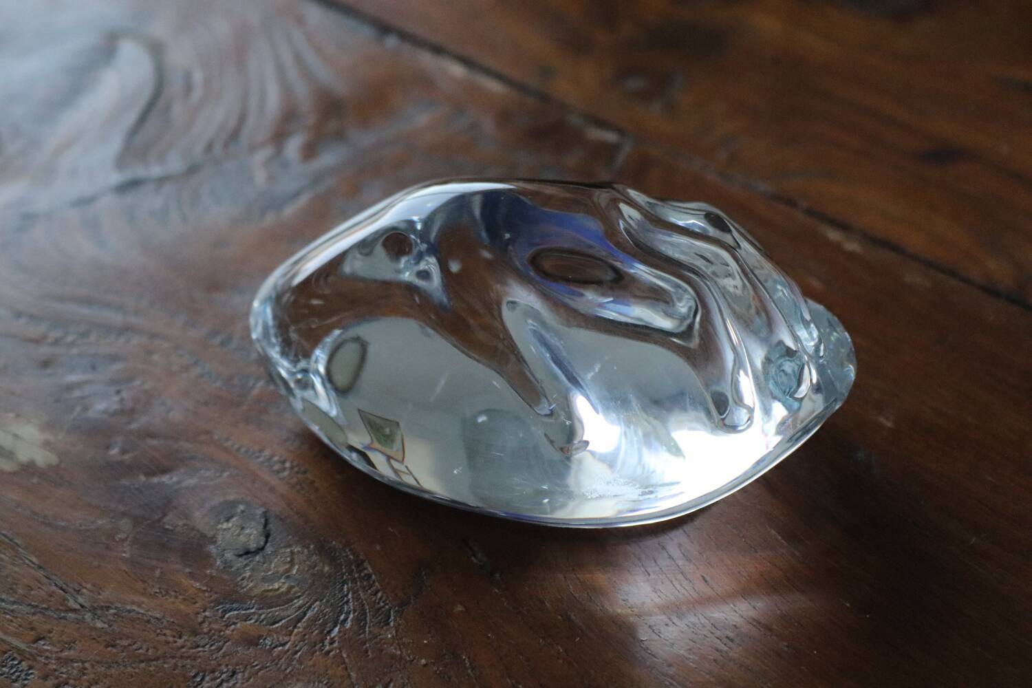 Crystal hand sculpture – Daum France paperweight