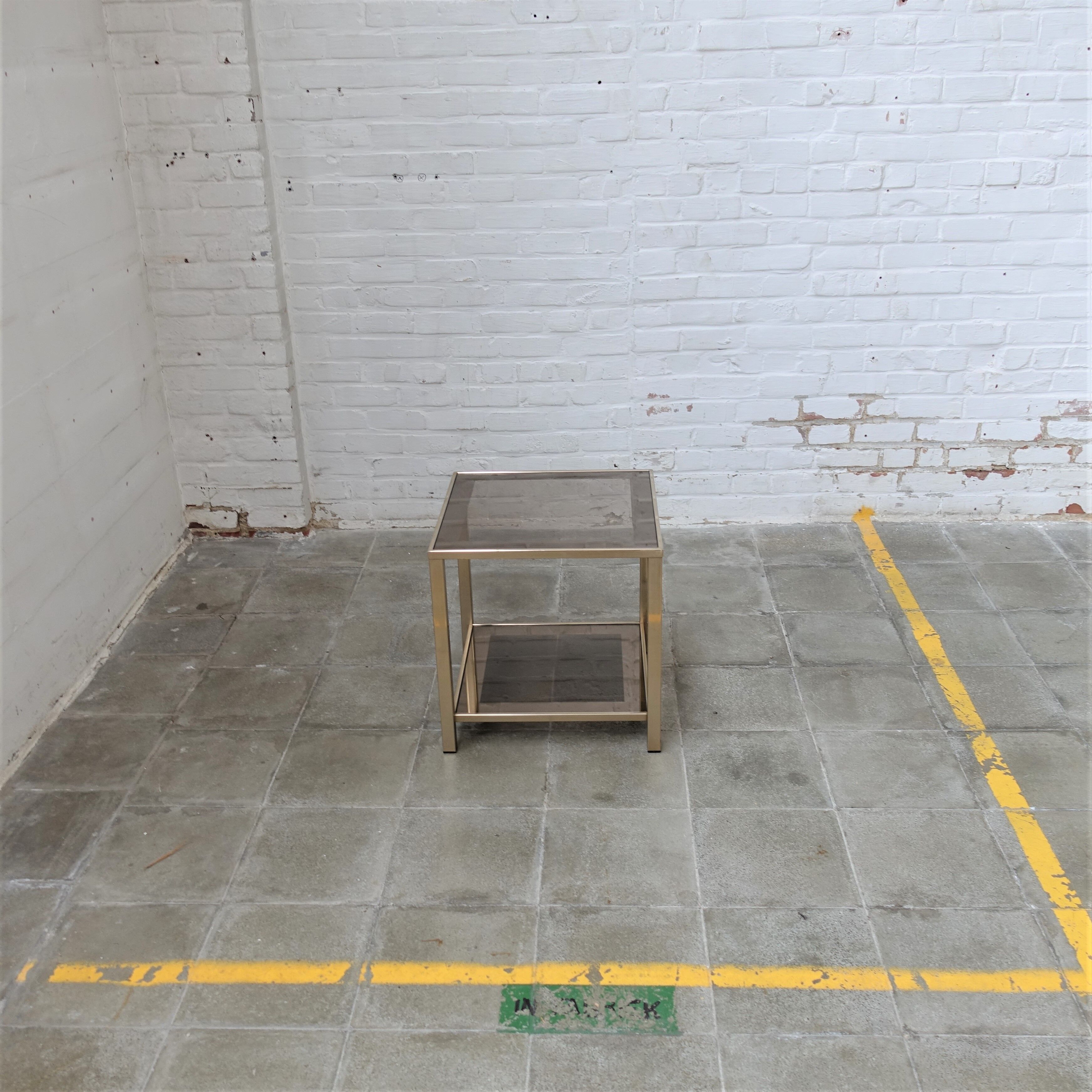 Belgo Chrom 23K gilded coffee table