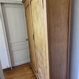 Light wood wardrobe