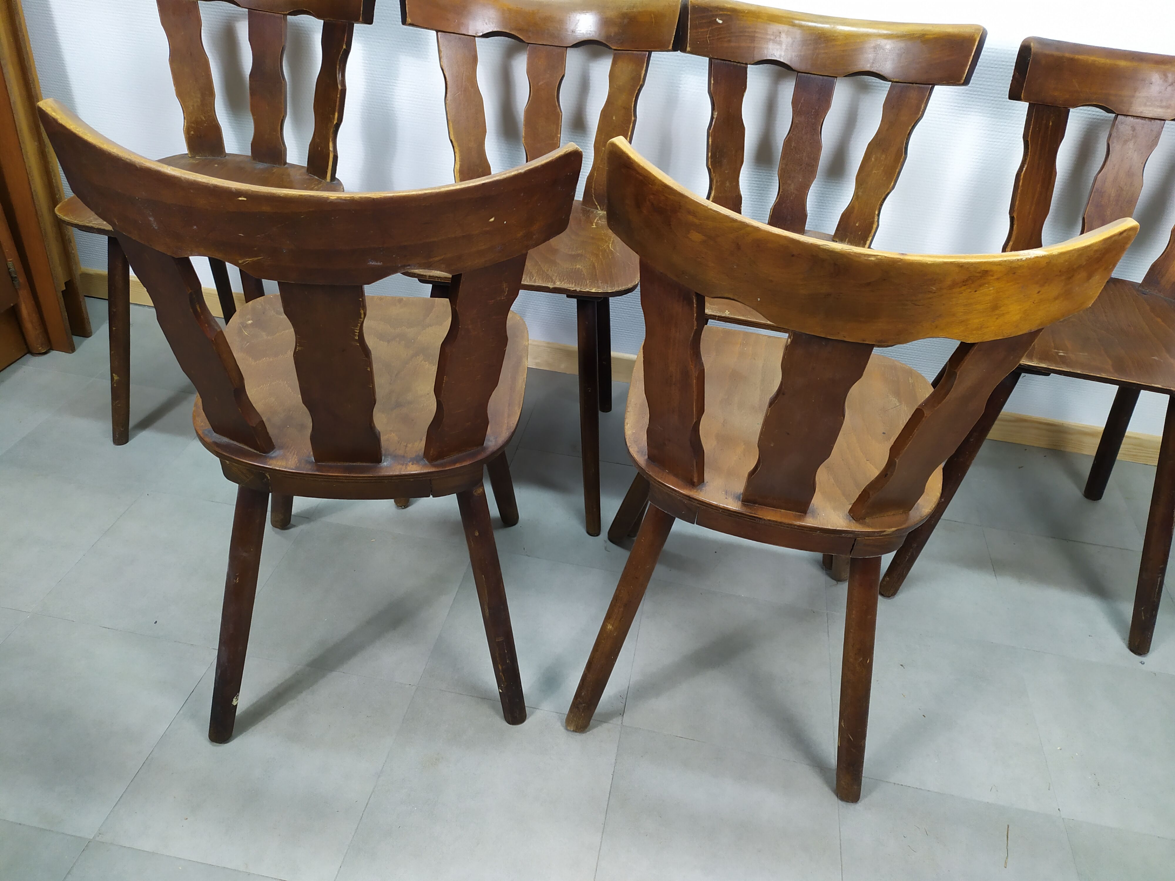 Set of 6 chairs 70/90