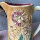 Pitcher in slurry art nouveau majolica 19th