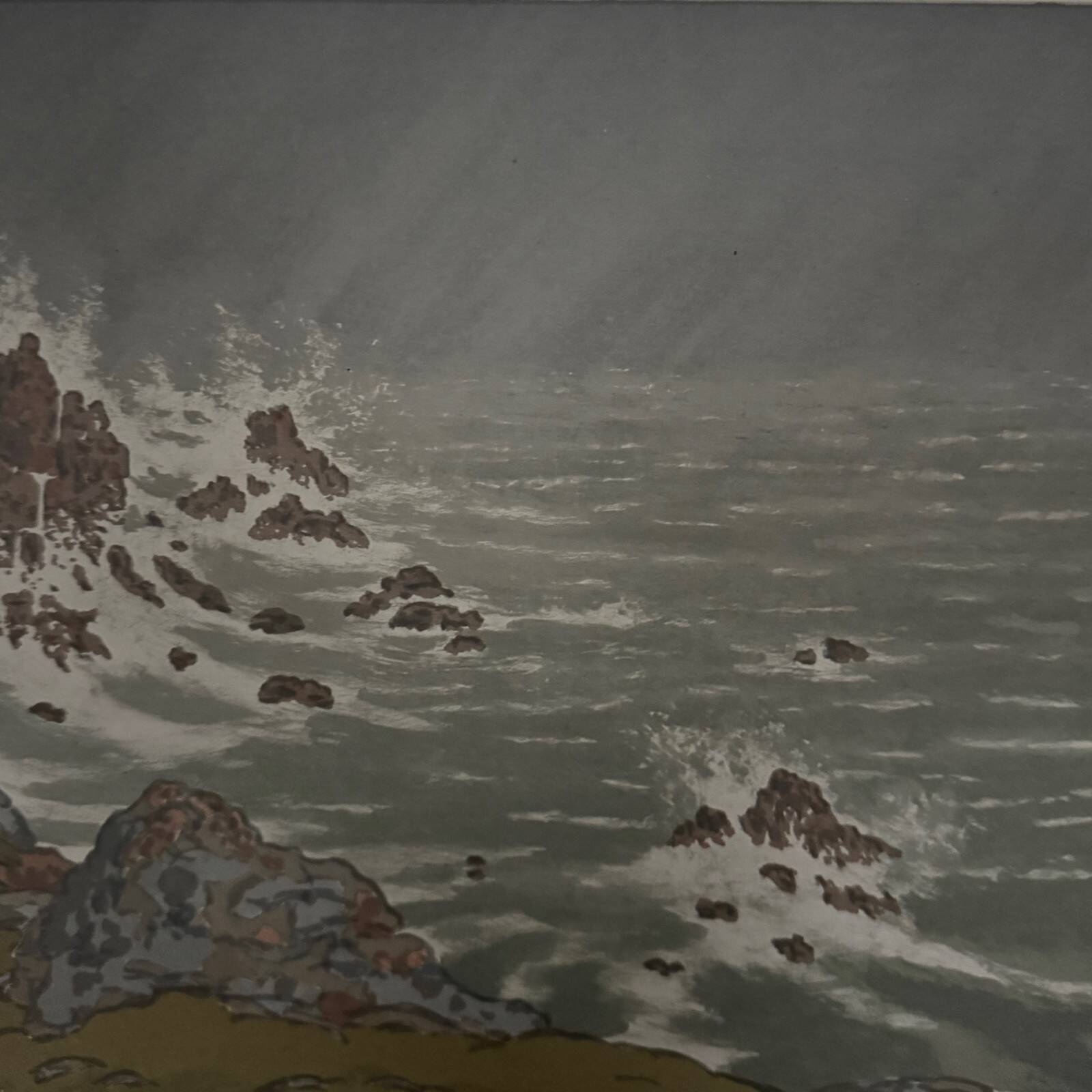 Lithograph by Henri Rivière The Fairytale Hours - The Storm