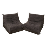 Pair of Togo armchairs, Michel Ducaroy, Ligne Roset, France, 1970s.
