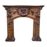 Art Nouveau fireplace.