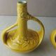Pair of ancient vases/soliflores, in ceramics from Sarreguemines, 3756