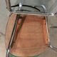 Chaise en formica jaune des années 50