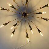 Mid-Century Modern Starburst Ceiling Lamp
