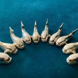 10 whale shaped knife holders