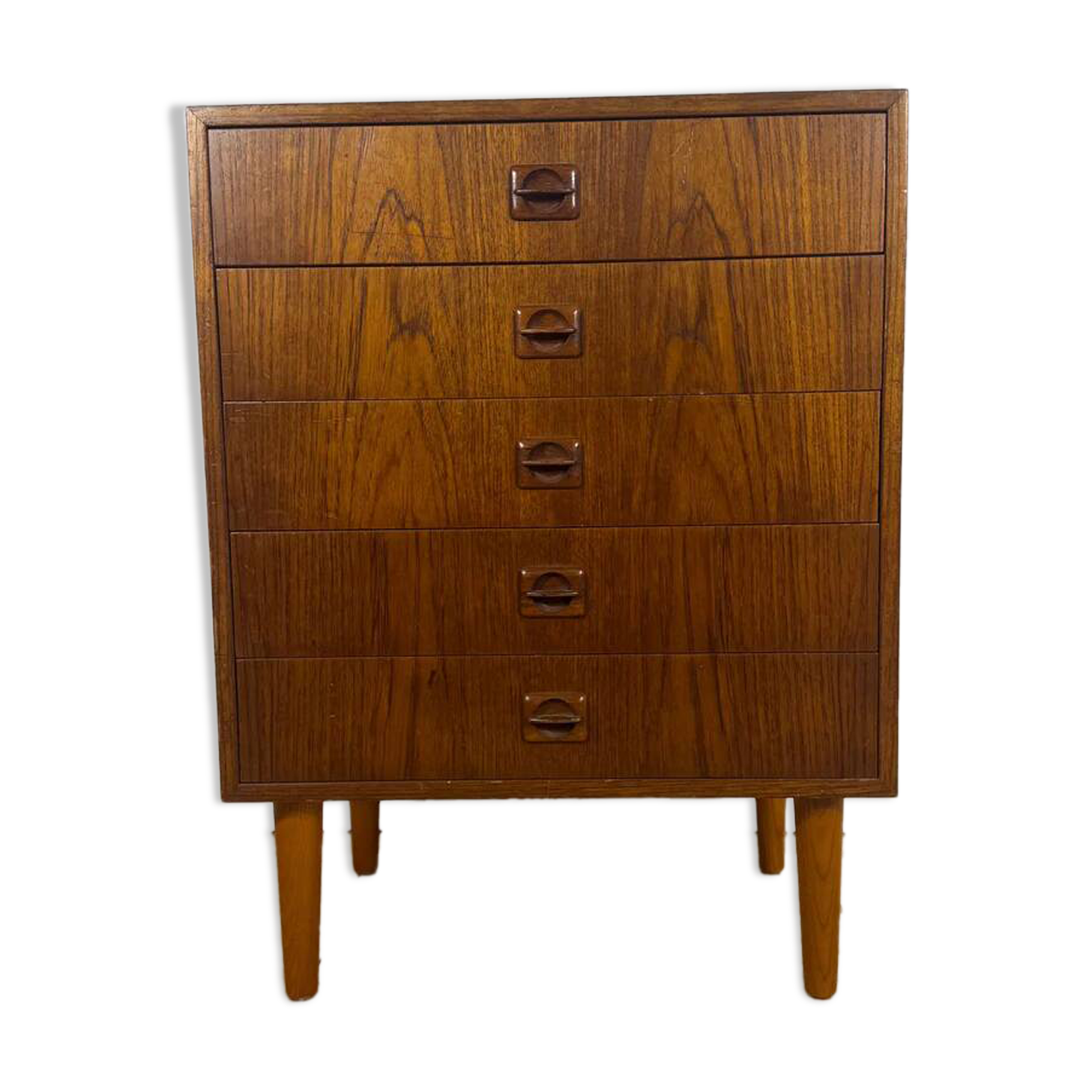 Small teak chest of drawers – Danish mid-century modern design, 1960s