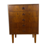 Small teak chest of drawers – Danish mid-century modern design, 1960s