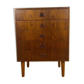 Small teak chest of drawers – Danish mid-century modern design, 1960s
