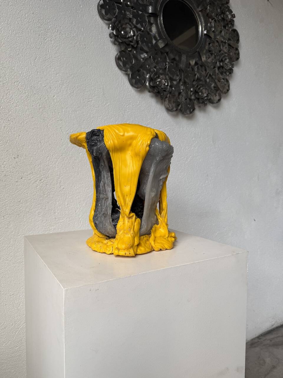 Resin fish sculpture