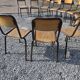 11 school chairs from the 70s