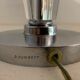 Pied de lampe de table en verre hexagonal 1940 G. Humbert