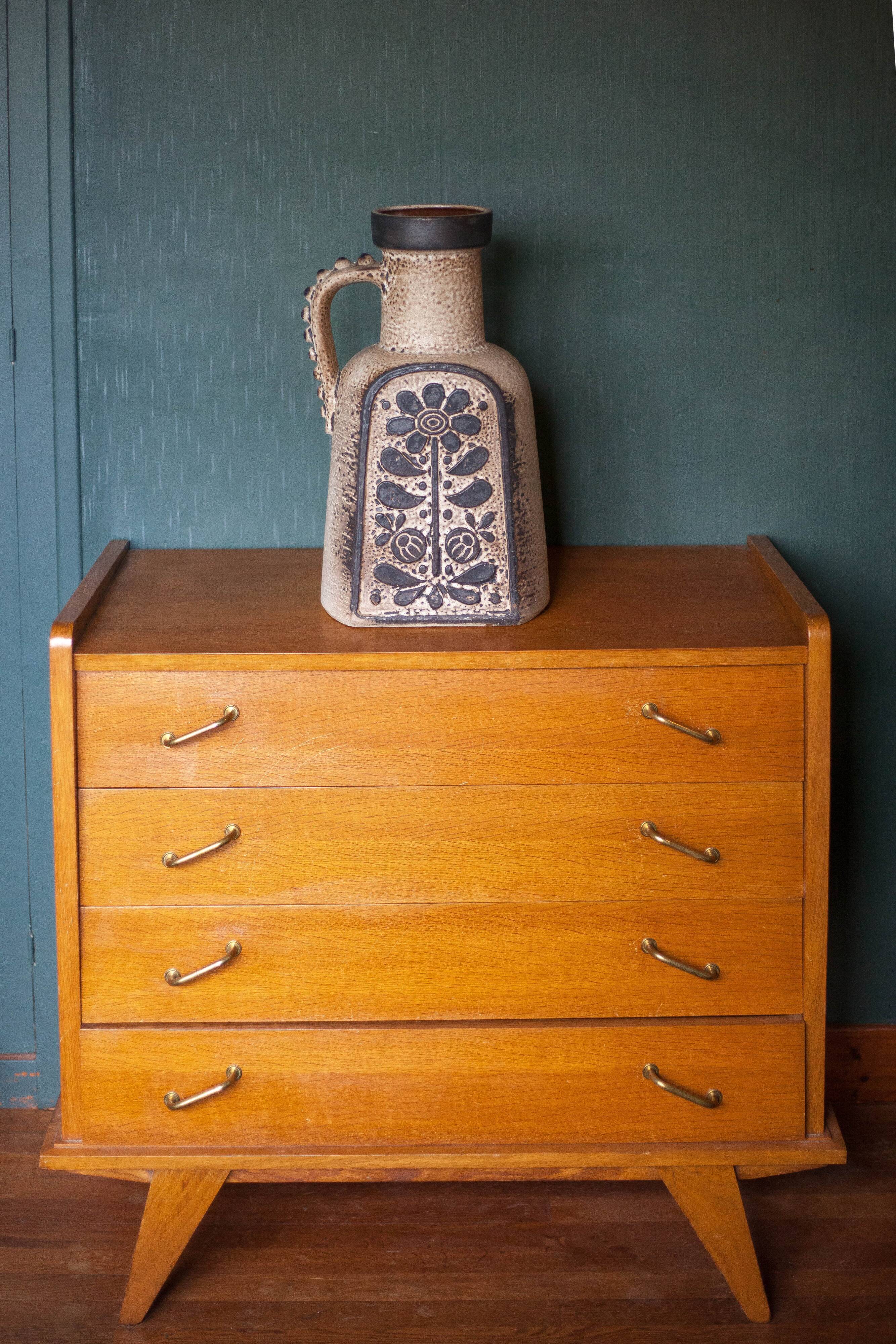 Ceramic vase Germany ,Carstens Tönnieshof Luxus Series Designed by Dieter Peter 70's