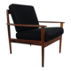 Danish Model 56 Armchair in Rosewood by Grete Jalk for Poul Jeppesen, 1960s