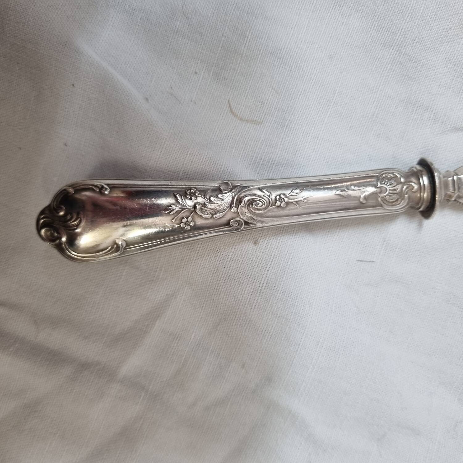 Late 19th century silver pie server