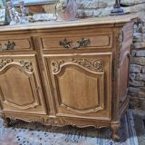 Louis XV style sideboard in solid oak