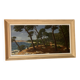 painting signed René Dulieu - shore of Var