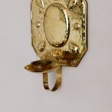 Pair of Mid-Century Brass Swedish Sconces