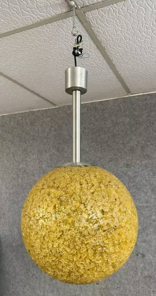 Murano ball pendant chandelier by Doria, Germany, 1970s