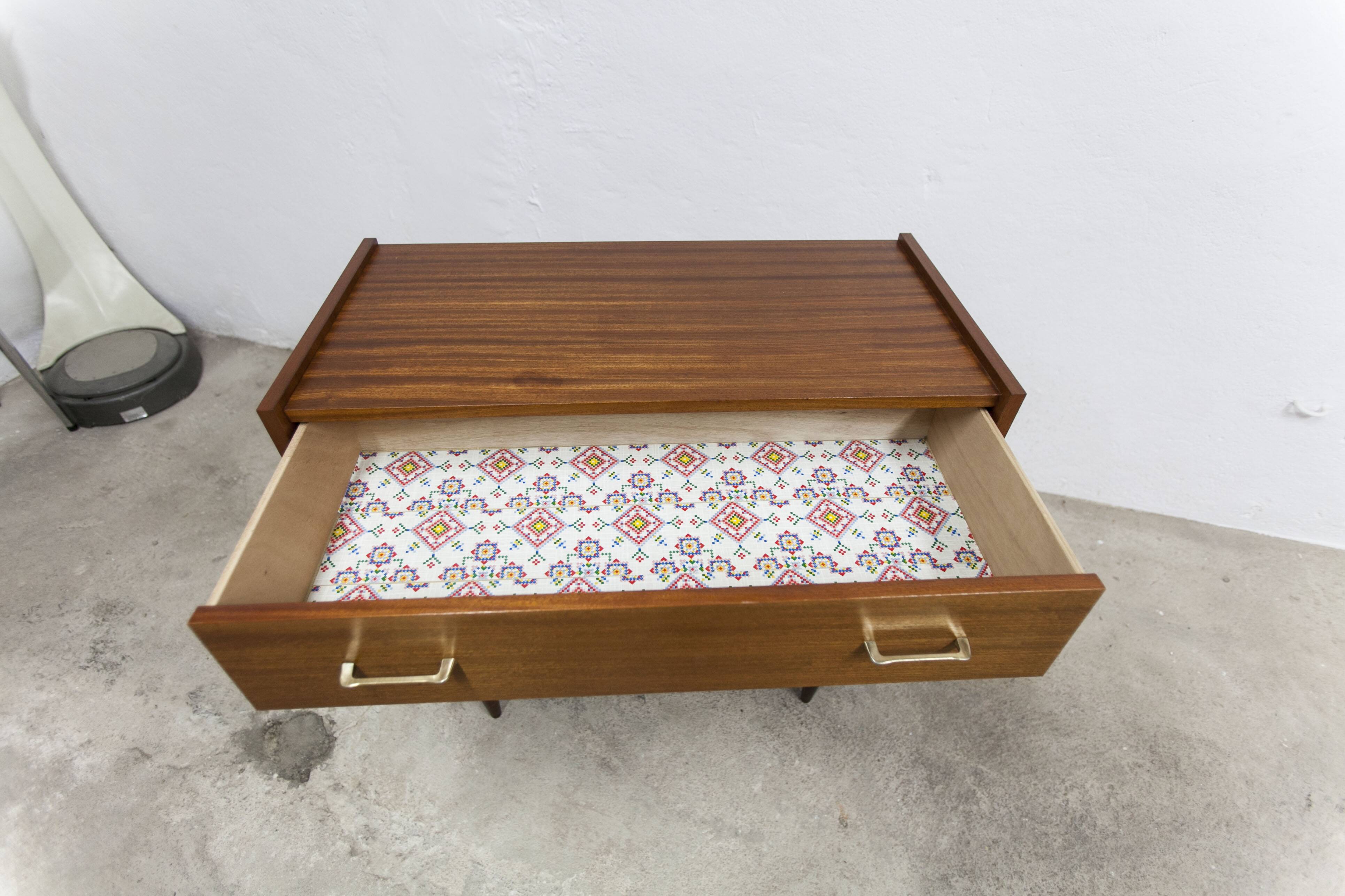 Commode scandinave 4 tiroirs 1960