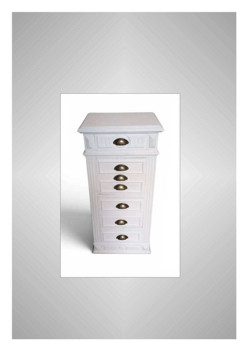 Renovated antique chest of drawers