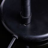 Lampe de table noire mate avec capuchon sphérique